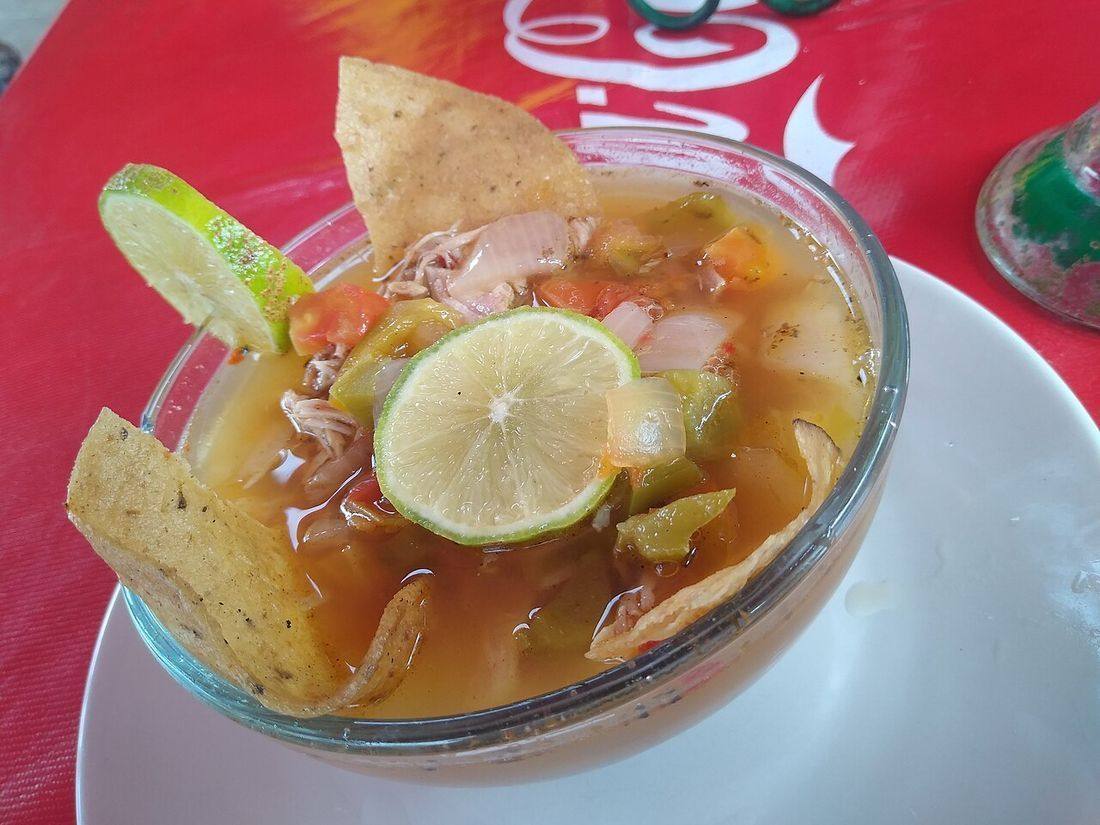 Sopa de lima yucateca en Mercado Santa Anita de Mérida 03