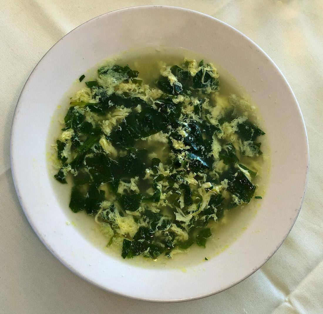 Stracciatella soup example