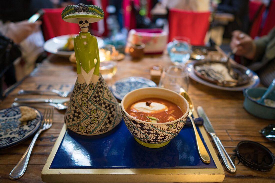 Tortilla Soup at Azul Histórico (Taco Soup)