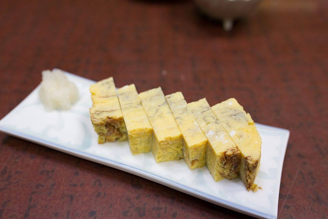 Tamago yaki, Kappo Uosen, Nagaoka 01 (Tamagoyaki)