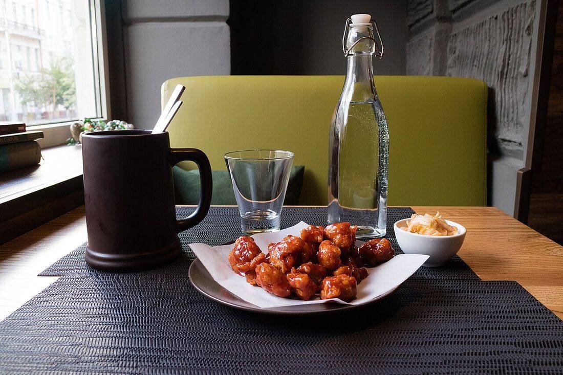 Chicken teriyaki, Fried chicken, Asian cuisine in Krasnoyarsk, Russia (Teriyaki Chicken)