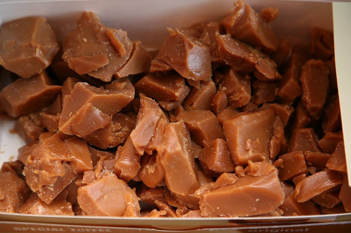 Bouteille de toffee au lait