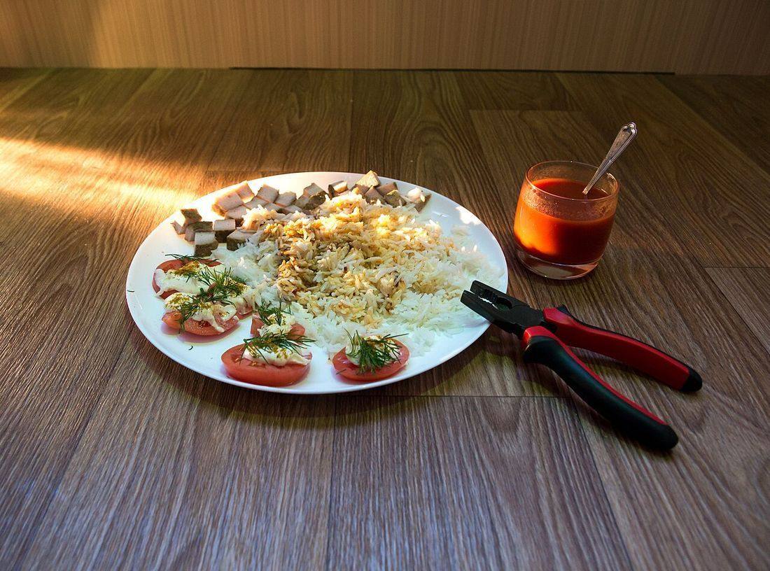 Rice dish, Rostov-on-Don, Russia (Tomato Juice)