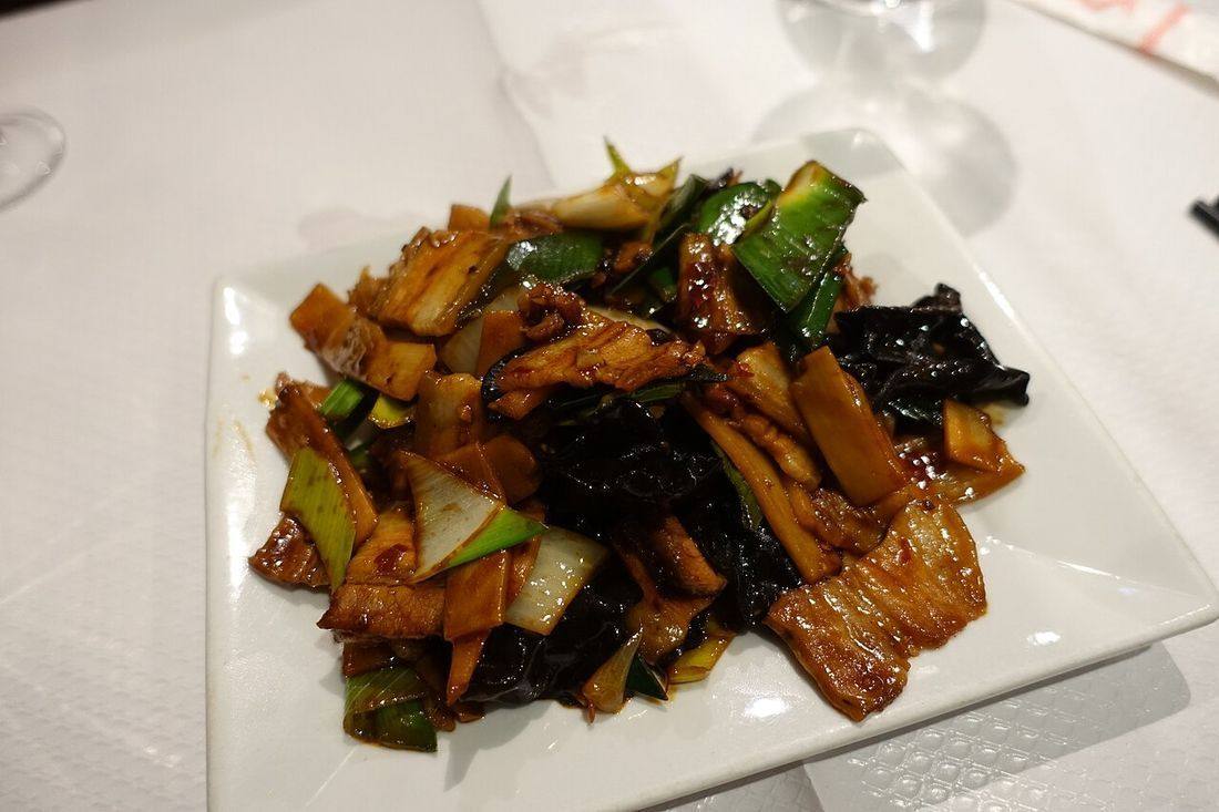 Twice cooked pork, Iris, 183 Rue Saint-Martin, Paris 001