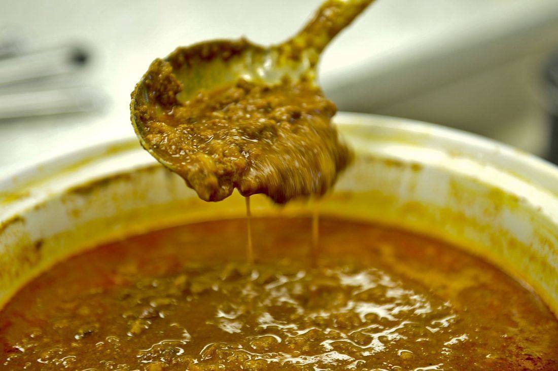 Chili scoop (Venison Chili)