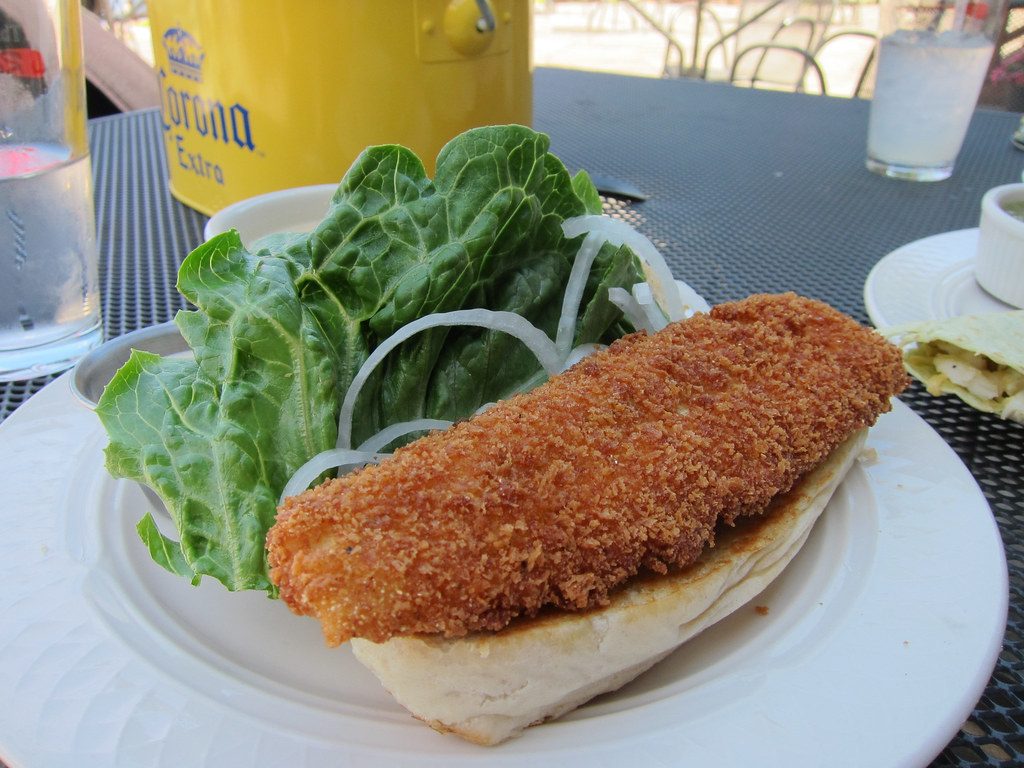 Fried Walleye Sandwich (Walleye)