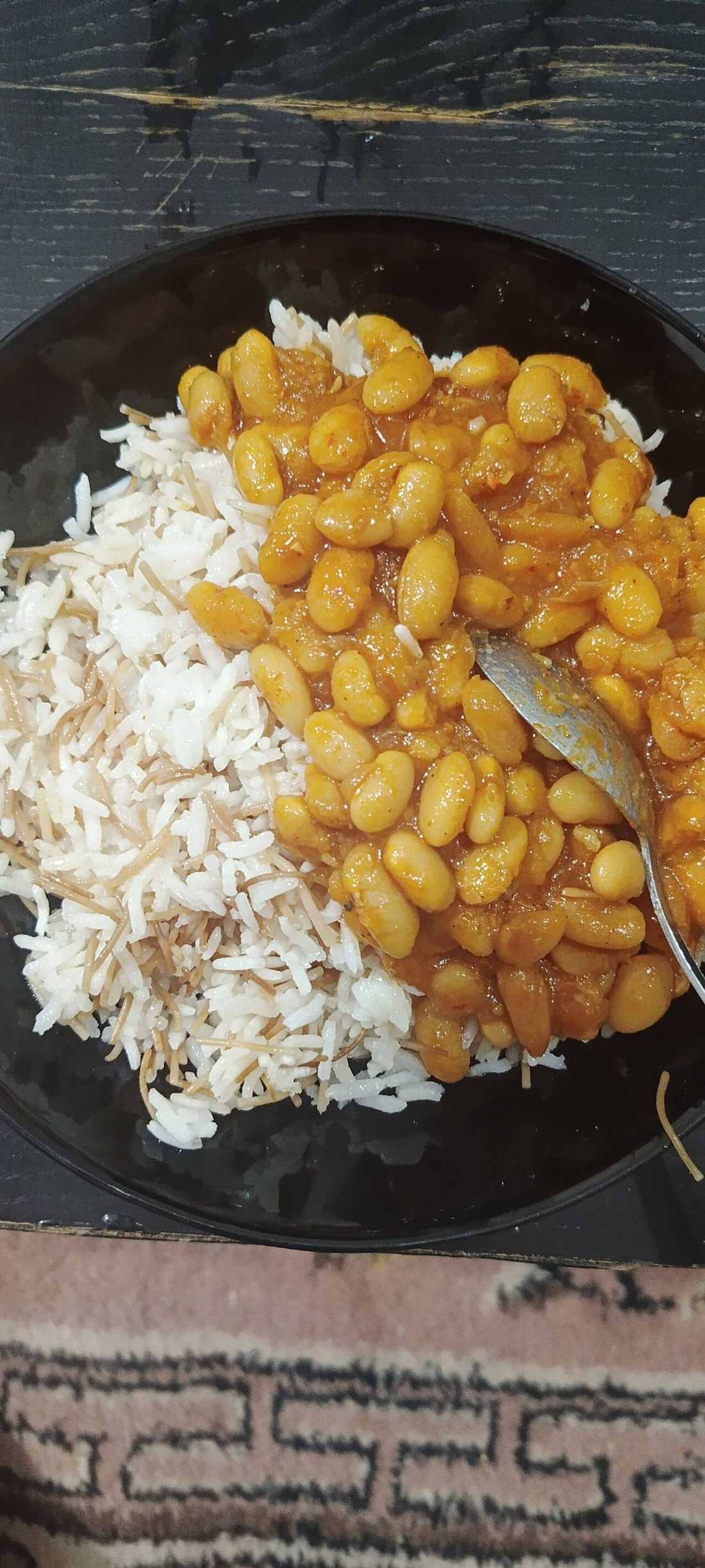 Kuru Fasulye pilav (White Bean Stew)